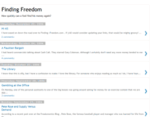 Tablet Screenshot of finding-freedom.blogspot.com