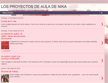 Tablet Screenshot of losproyectosdeauladenika.blogspot.com