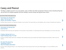 Tablet Screenshot of caseyandpeanut.blogspot.com