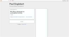 Desktop Screenshot of paulenglebert.blogspot.com