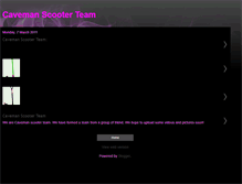 Tablet Screenshot of cavemanscooterteam.blogspot.com