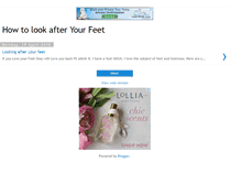 Tablet Screenshot of lookafteryourfeet.blogspot.com