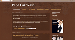 Desktop Screenshot of papacarwash1.blogspot.com