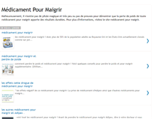 Tablet Screenshot of maigrir-medicament.blogspot.com