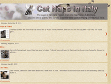 Tablet Screenshot of catnapsinitaly.blogspot.com