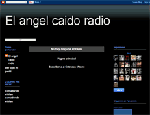 Tablet Screenshot of el-angel-caido-radio.blogspot.com