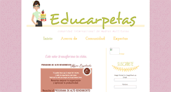 Desktop Screenshot of educarpetas.blogspot.com