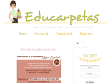 Tablet Screenshot of educarpetas.blogspot.com