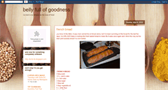 Desktop Screenshot of bellyfullofgoodness.blogspot.com