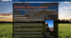 Desktop Screenshot of amandaacrossamerica.blogspot.com