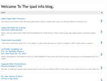 Tablet Screenshot of ipad-info.blogspot.com