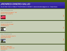 Tablet Screenshot of jrenred-dinero-salud.blogspot.com