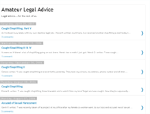 Tablet Screenshot of amateurlegaladvice.blogspot.com