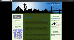 Desktop Screenshot of mindofarunner.blogspot.com