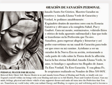 Tablet Screenshot of oracionessanadoras.blogspot.com