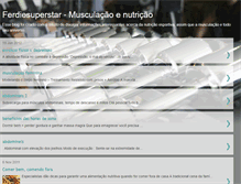 Tablet Screenshot of ferdiesuperstar-musculacao-e-nutricao.blogspot.com