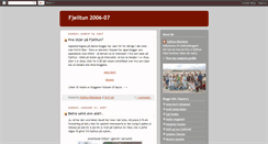Desktop Screenshot of fjelltun2006-07.blogspot.com