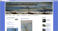 Desktop Screenshot of chrislinfordpainting.blogspot.com