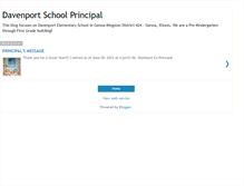 Tablet Screenshot of davenportschoolprincipal.blogspot.com