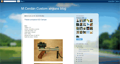 Desktop Screenshot of customairguns.blogspot.com