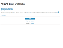 Tablet Screenshot of peluang-bisnis-wirausaha.blogspot.com