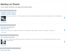 Tablet Screenshot of monkeyonoracle.blogspot.com