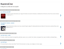 Tablet Screenshot of nuestro-cine.blogspot.com