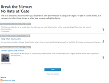 Tablet Screenshot of nohateatgate.blogspot.com