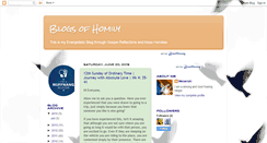 Desktop Screenshot of blogsofhomily.blogspot.com