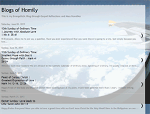 Tablet Screenshot of blogsofhomily.blogspot.com