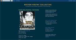 Desktop Screenshot of bostonpoetry.blogspot.com