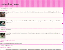 Tablet Screenshot of cositasfeasyraras.blogspot.com