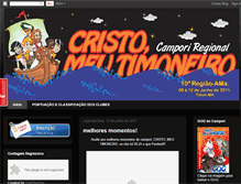 Tablet Screenshot of cristomeutimoneiro.blogspot.com