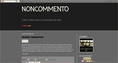 Desktop Screenshot of noncommento.blogspot.com