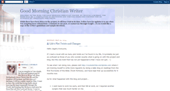 Desktop Screenshot of morningwriter.blogspot.com