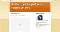 Desktop Screenshot of familiasycolegio2010.blogspot.com