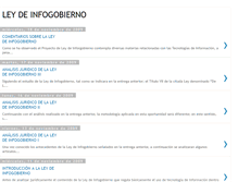 Tablet Screenshot of leydeinfogobierno.blogspot.com