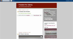 Desktop Screenshot of freedom4liberty.blogspot.com