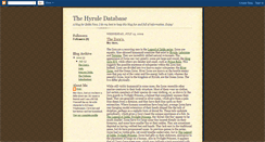 Desktop Screenshot of hyruledatabase.blogspot.com