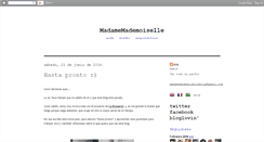 Desktop Screenshot of madamemademoiselle.blogspot.com