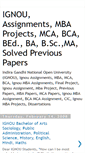 Mobile Screenshot of ignouonline.blogspot.com