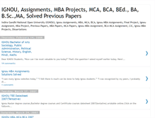 Tablet Screenshot of ignouonline.blogspot.com