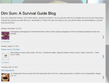 Tablet Screenshot of dimsumsurvival.blogspot.com