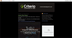 Desktop Screenshot of criteriovideo.blogspot.com