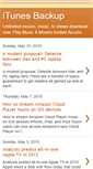 Mobile Screenshot of itunesbackup.blogspot.com