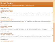 Tablet Screenshot of itunesbackup.blogspot.com