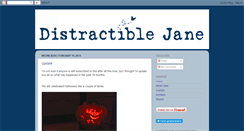 Desktop Screenshot of distractiblejane.blogspot.com