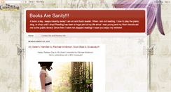Desktop Screenshot of booksaresanity.blogspot.com