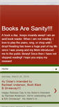 Mobile Screenshot of booksaresanity.blogspot.com