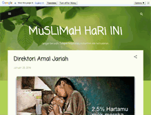 Tablet Screenshot of muslimahhariini.blogspot.com